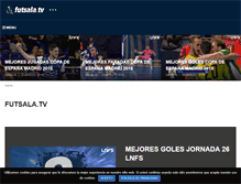 Tablet Screenshot of futsala.tv